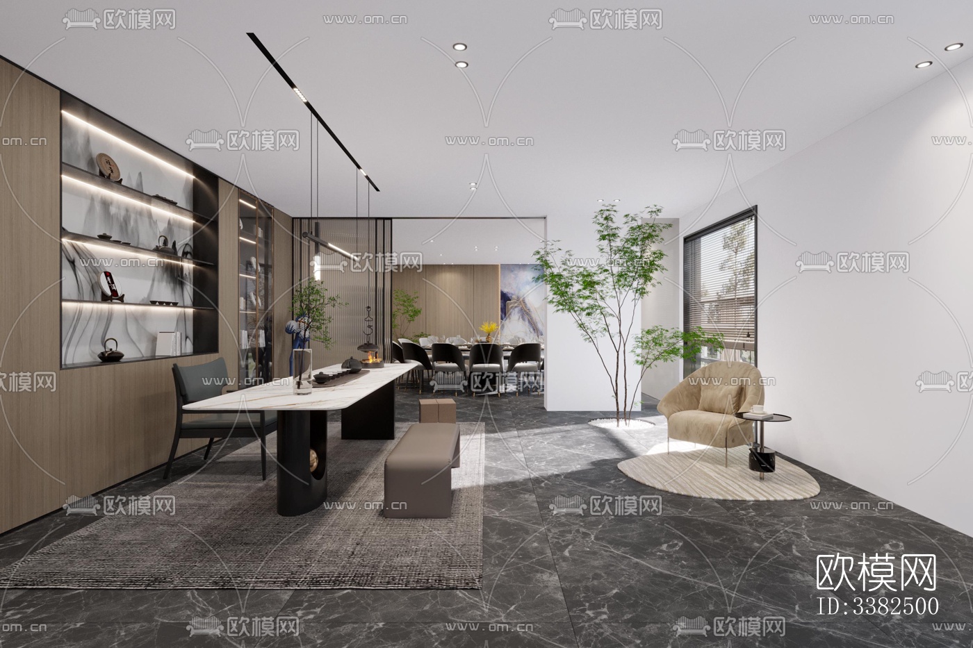 现代别墅效果图下载（渲染图12）