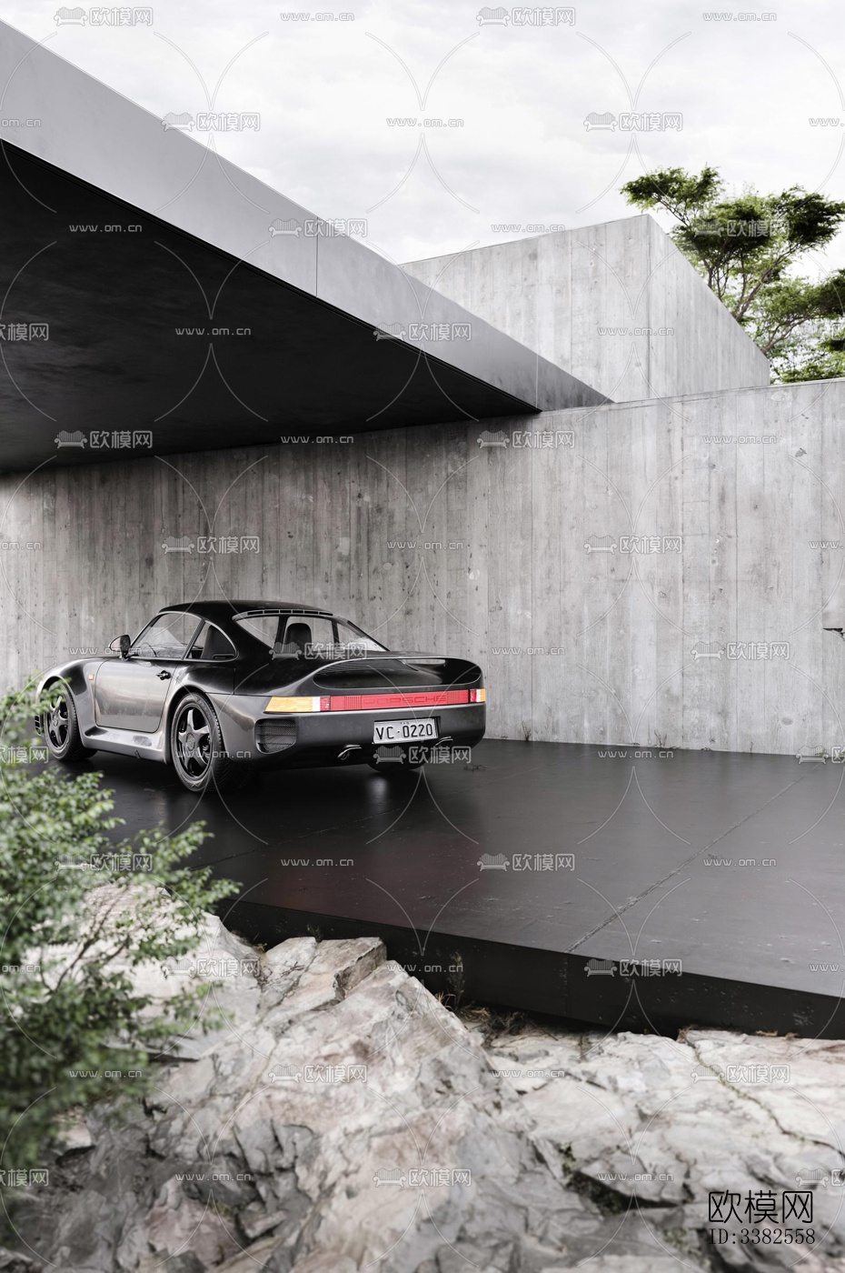 现代别墅效果图下载（渲染图8）