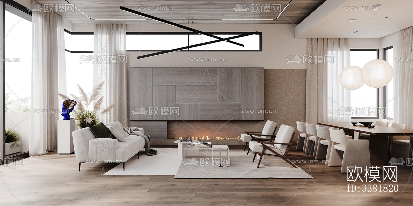 现代别墅效果图下载（渲染图6）