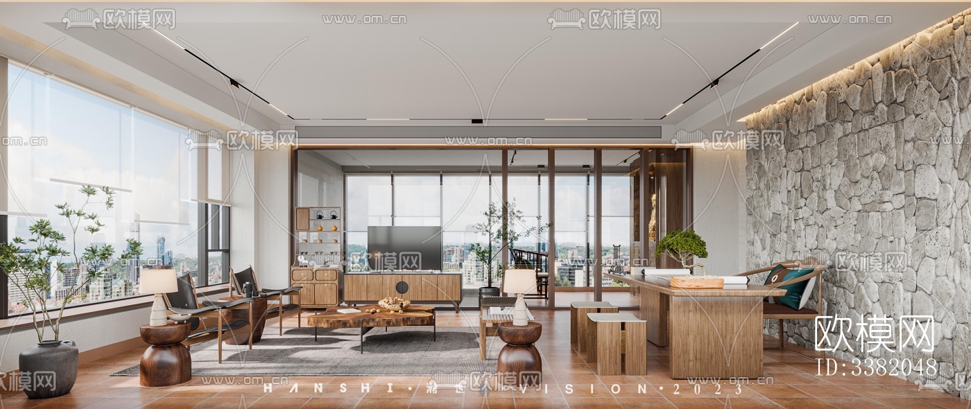 现代别墅效果图下载（渲染图2）