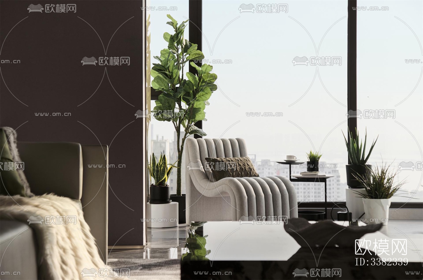 现代别墅效果图下载（渲染图14）