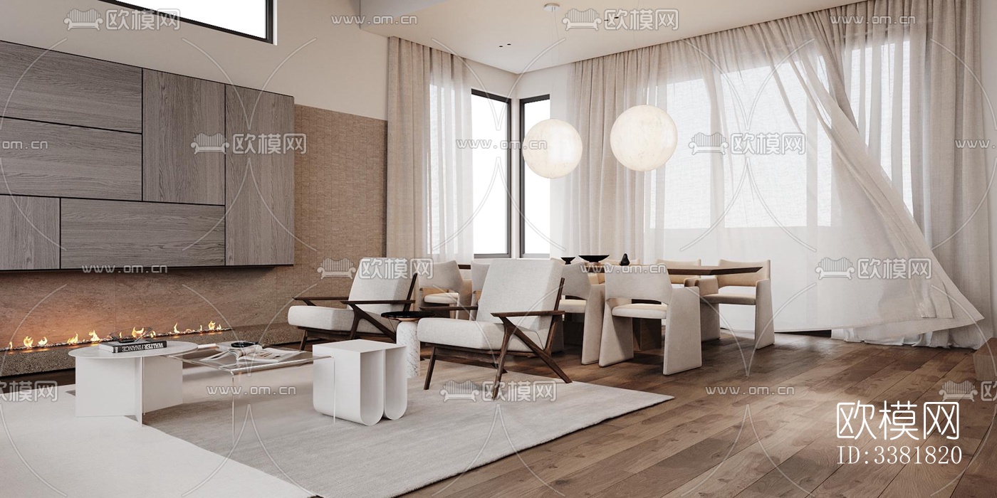 现代别墅效果图下载（渲染图7）