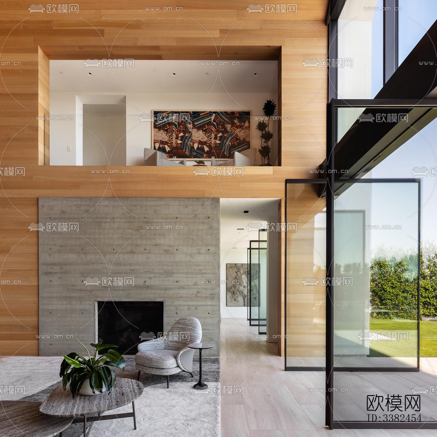 现代别墅效果图下载（渲染图4）