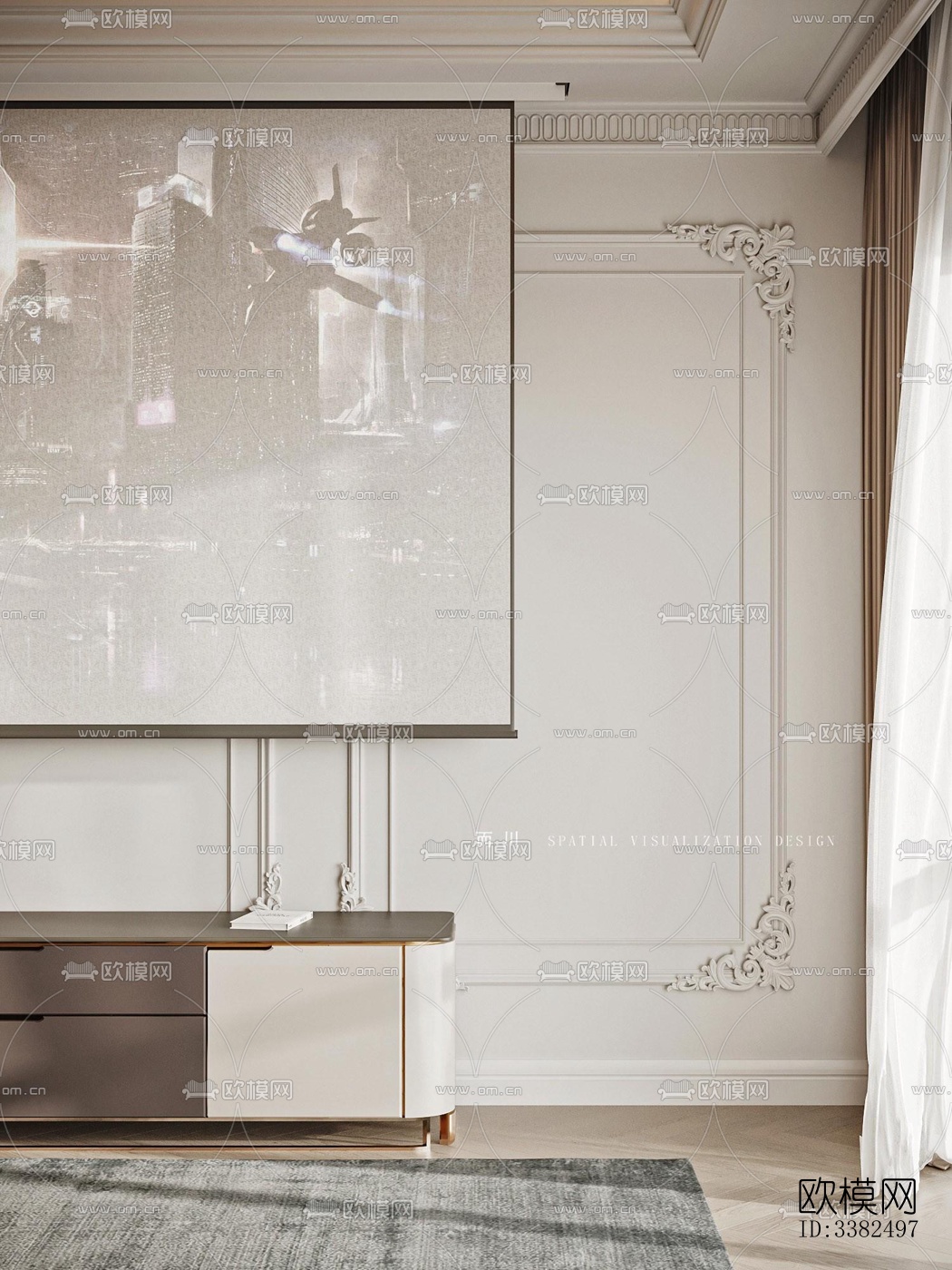 现代别墅效果图下载（渲染图11）