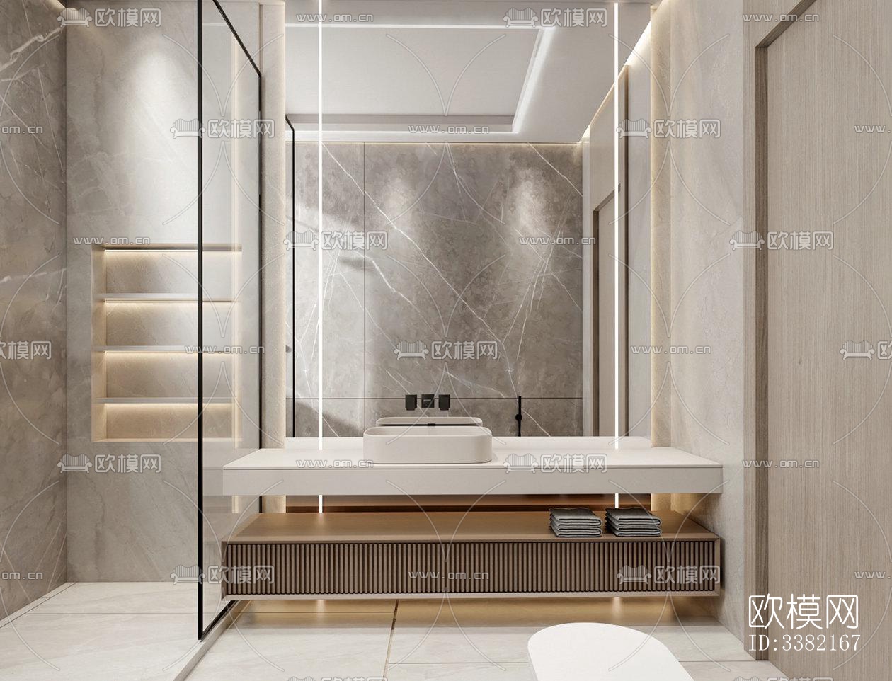 现代别墅效果图下载（渲染图12）