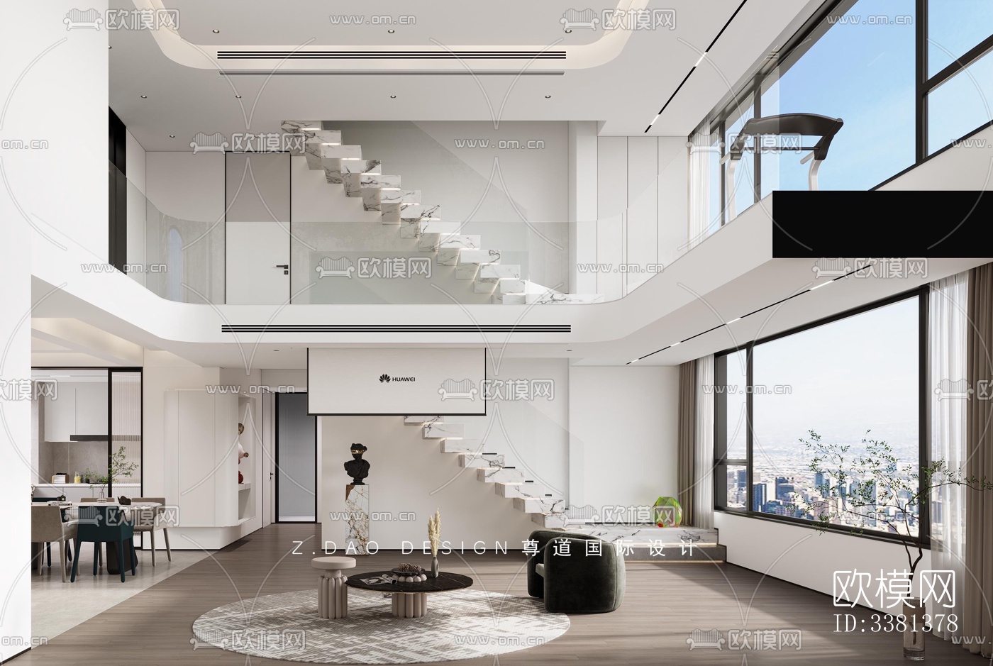 现代别墅效果图下载（渲染图6）