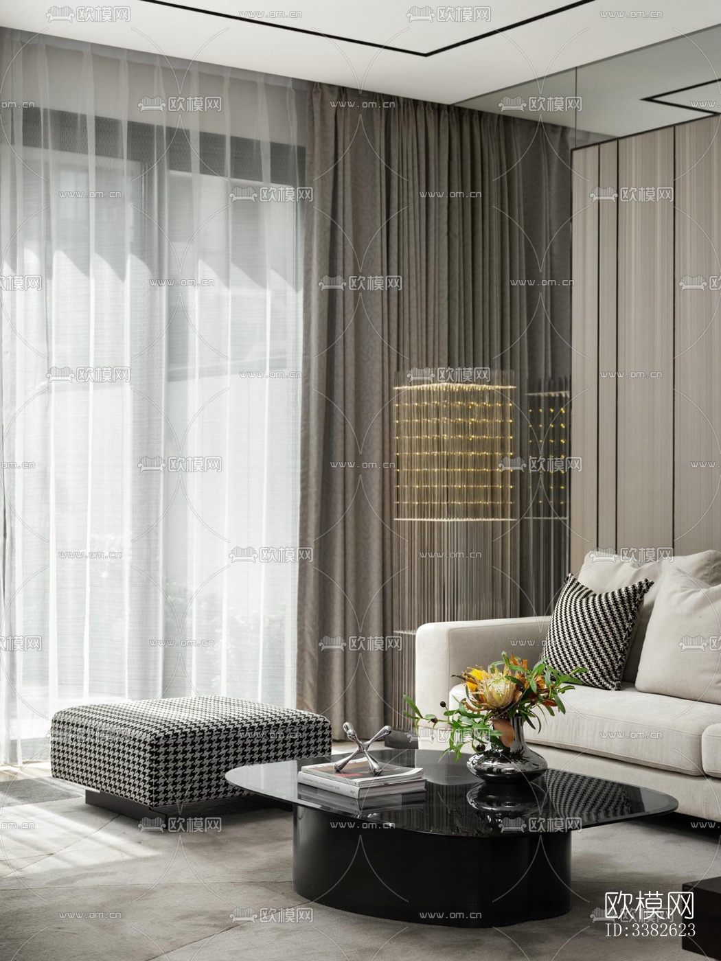 现代别墅效果图下载（渲染图1）