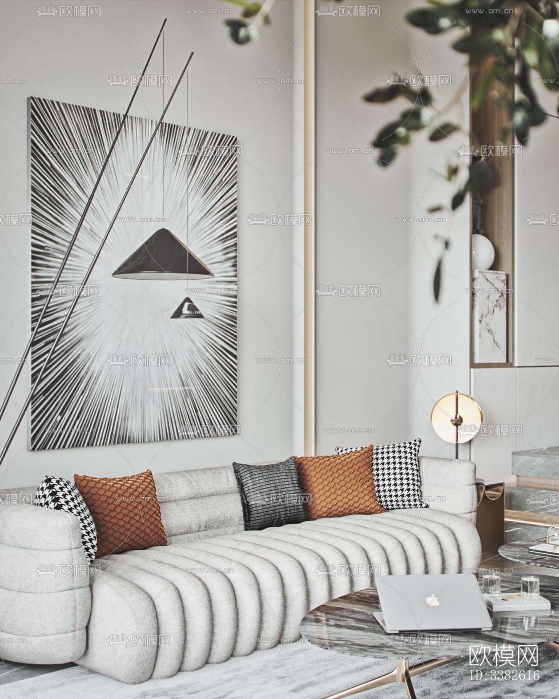 现代别墅效果图下载（渲染图8）