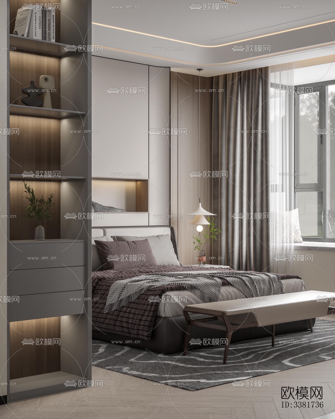 现代别墅效果图下载（渲染图3）