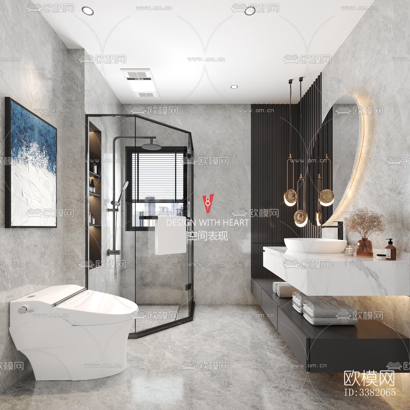 现代别墅效果图下载（渲染图5）