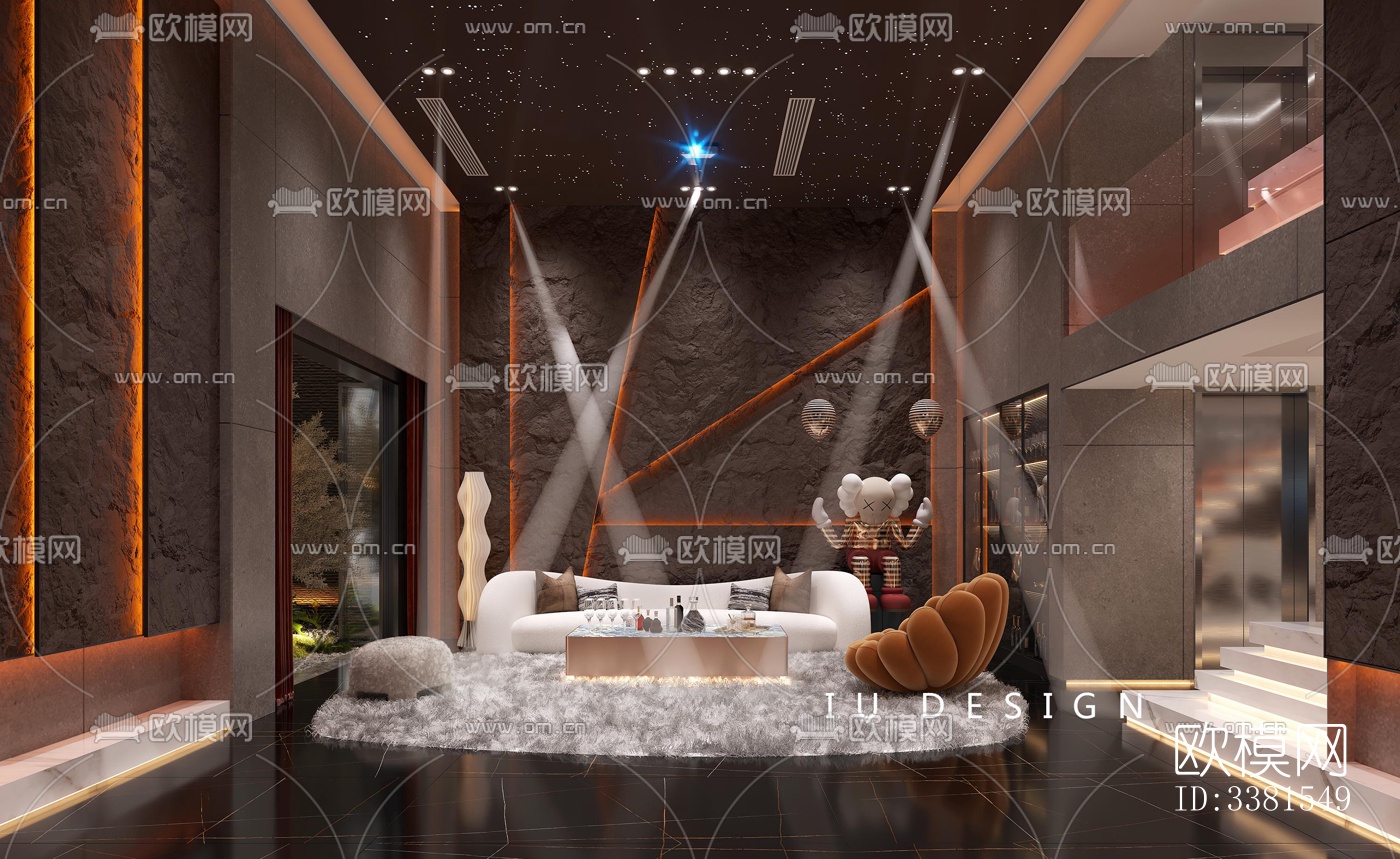 现代别墅效果图下载（渲染图3）