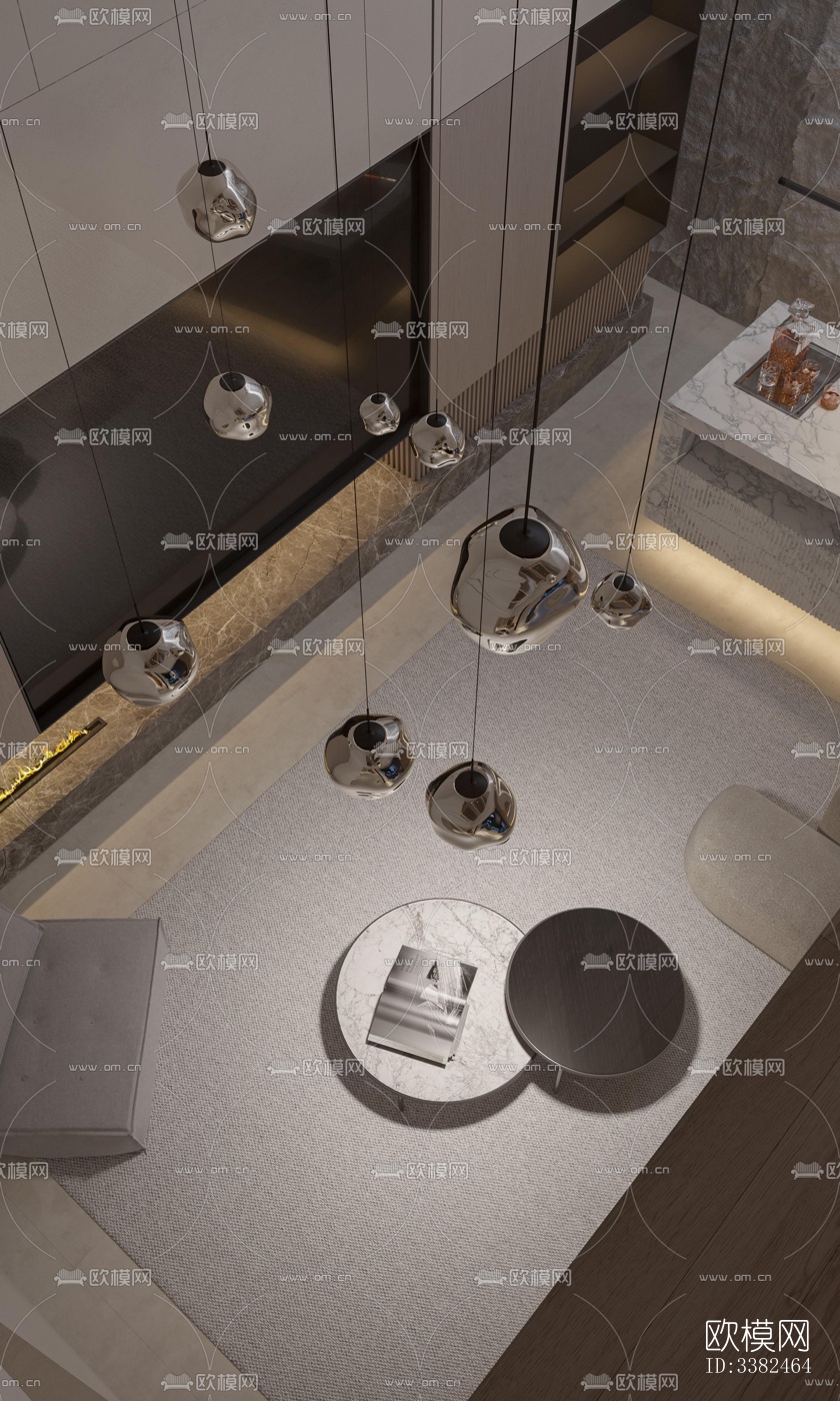 现代别墅效果图下载（渲染图13）