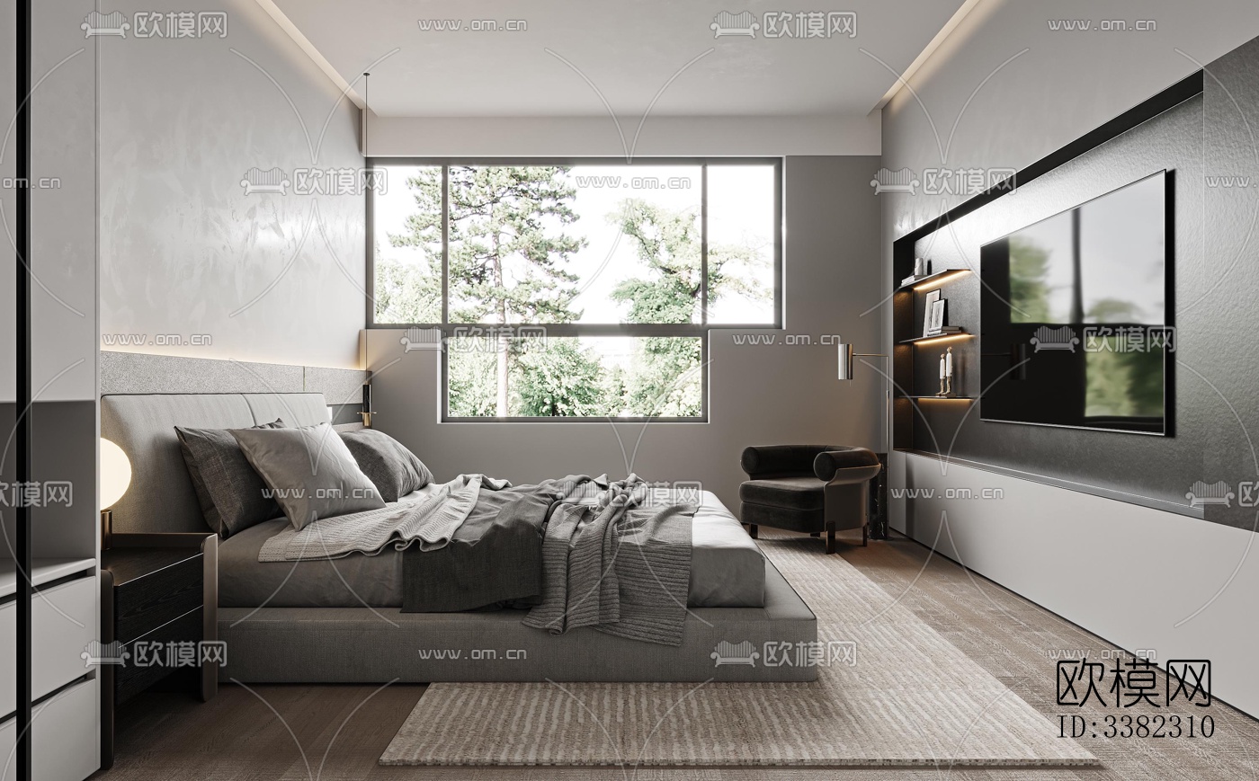 现代别墅效果图下载（渲染图6）