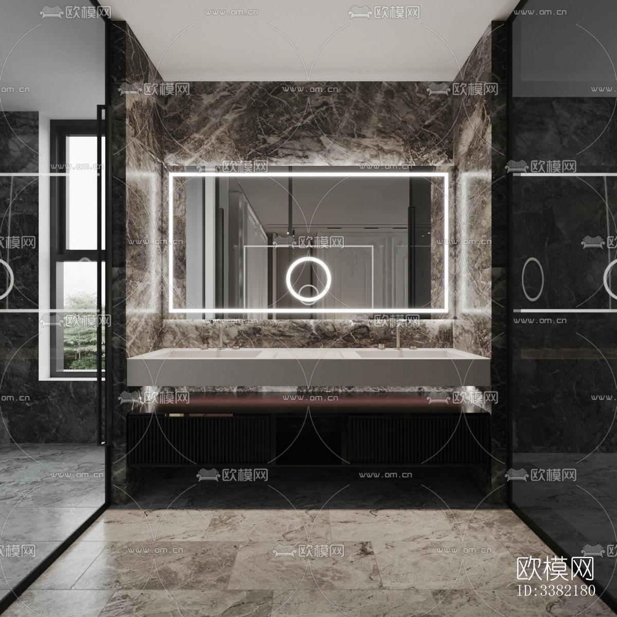 现代别墅效果图下载（渲染图3）