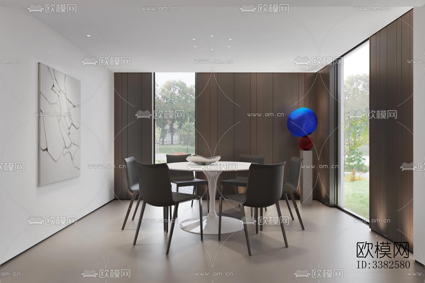 现代别墅效果图下载（渲染图9）