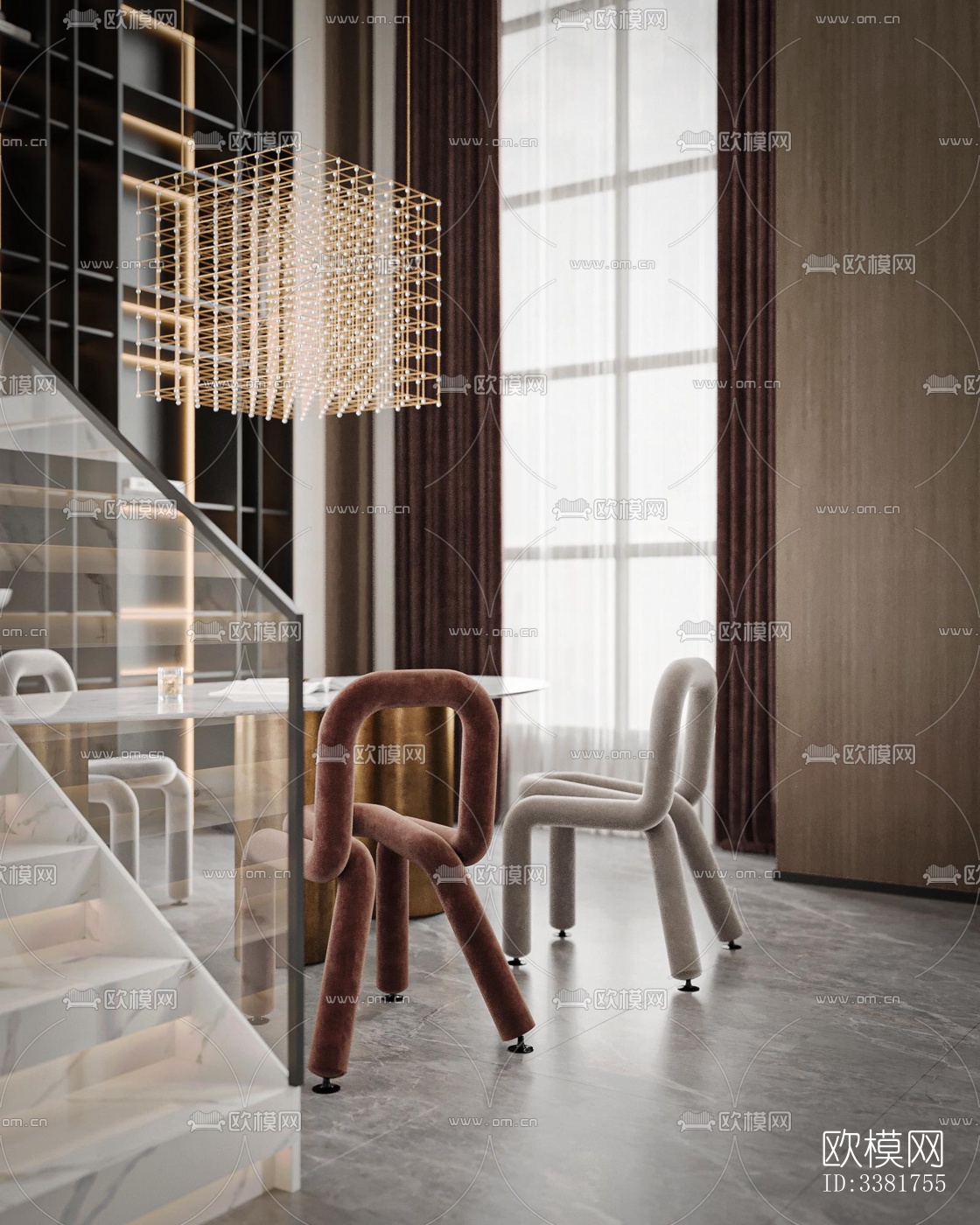 现代别墅效果图下载（渲染图2）