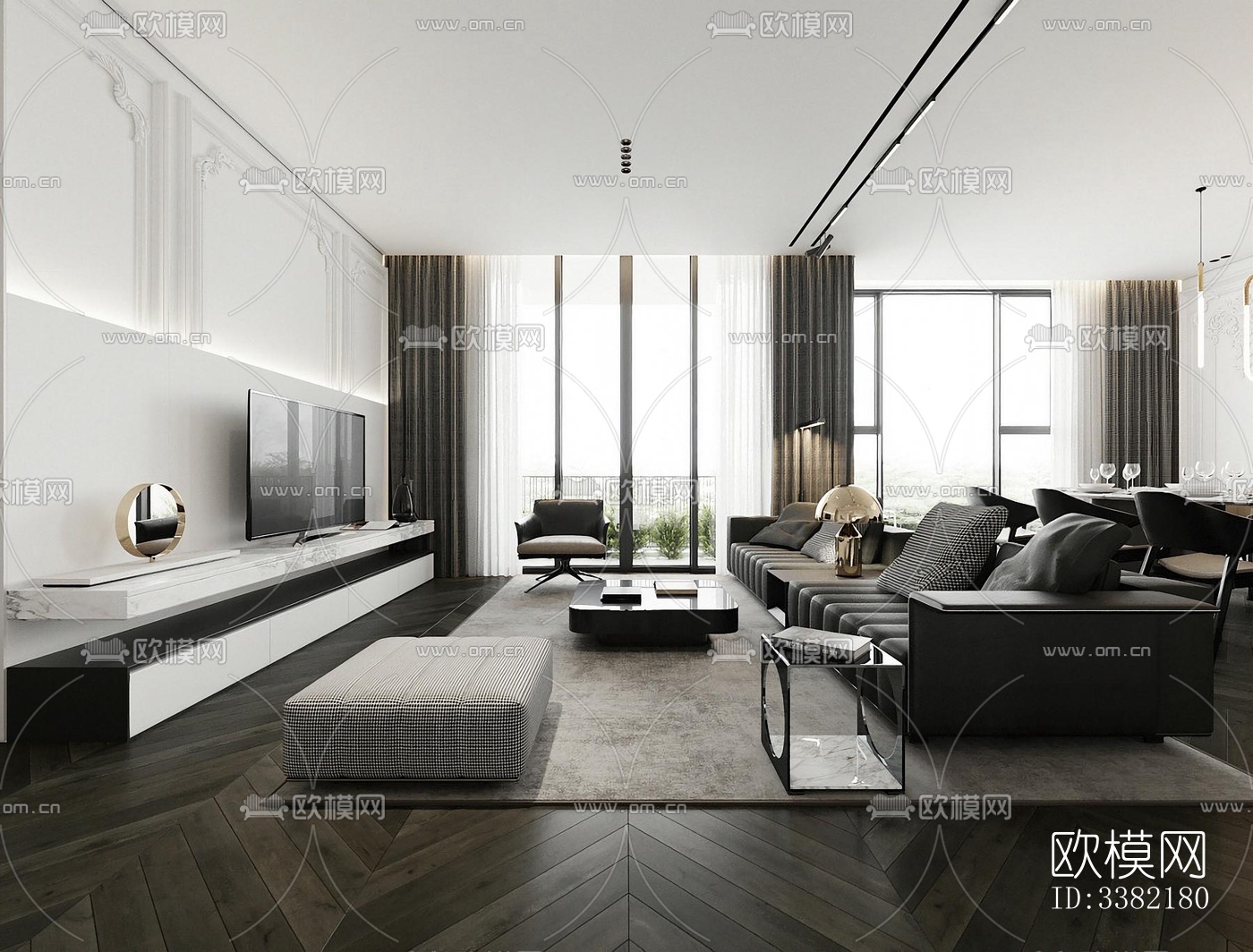 现代别墅效果图下载（渲染图6）