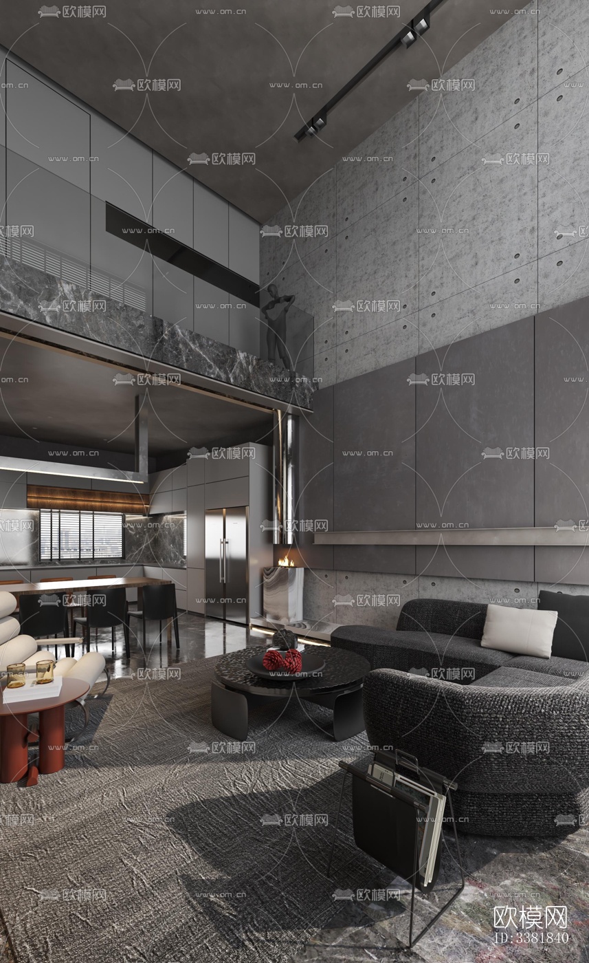 现代别墅效果图下载（渲染图4）