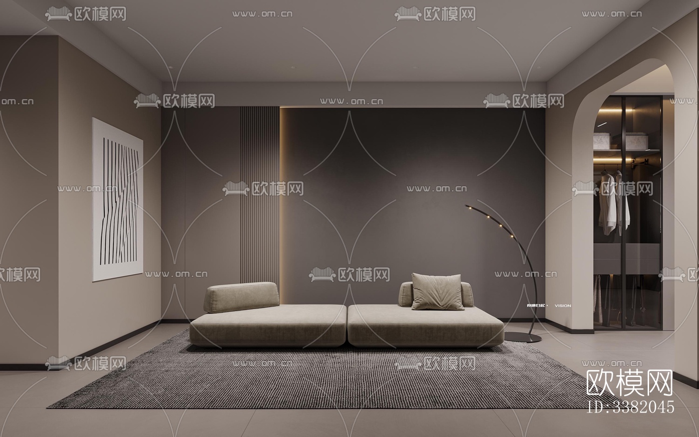 现代别墅效果图下载（渲染图1）