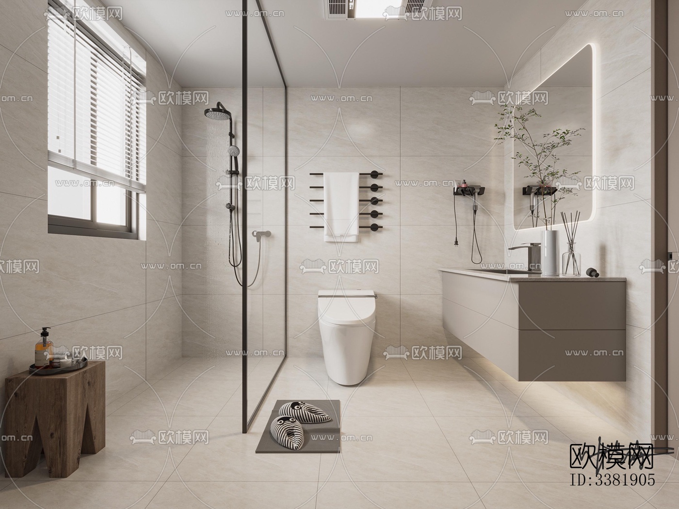 现代别墅效果图下载（渲染图3）