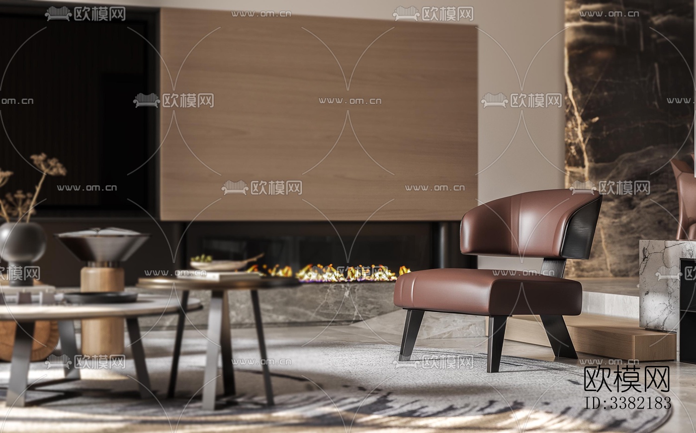 现代别墅效果图下载（渲染图3）