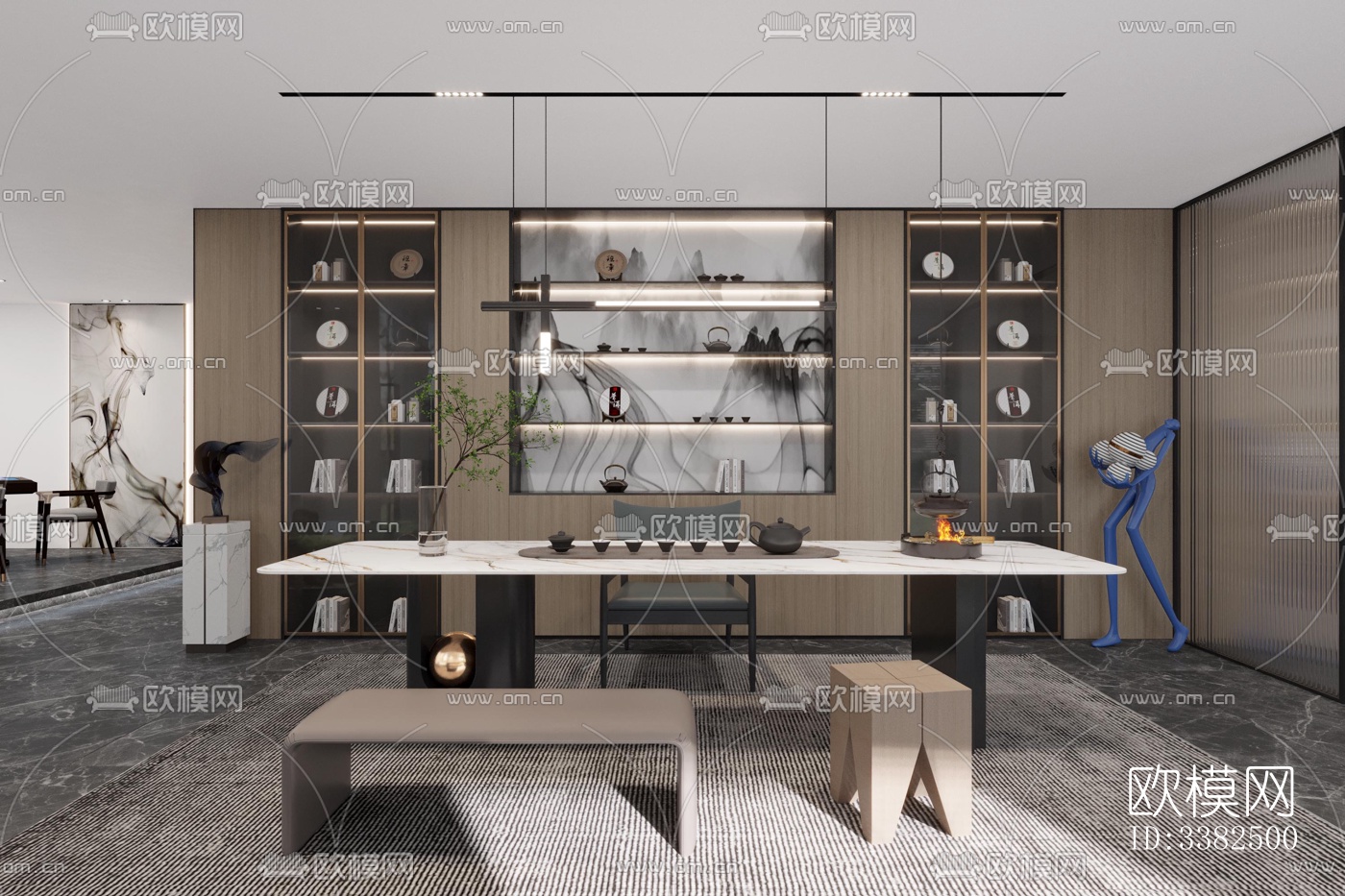 现代别墅效果图下载（渲染图1）