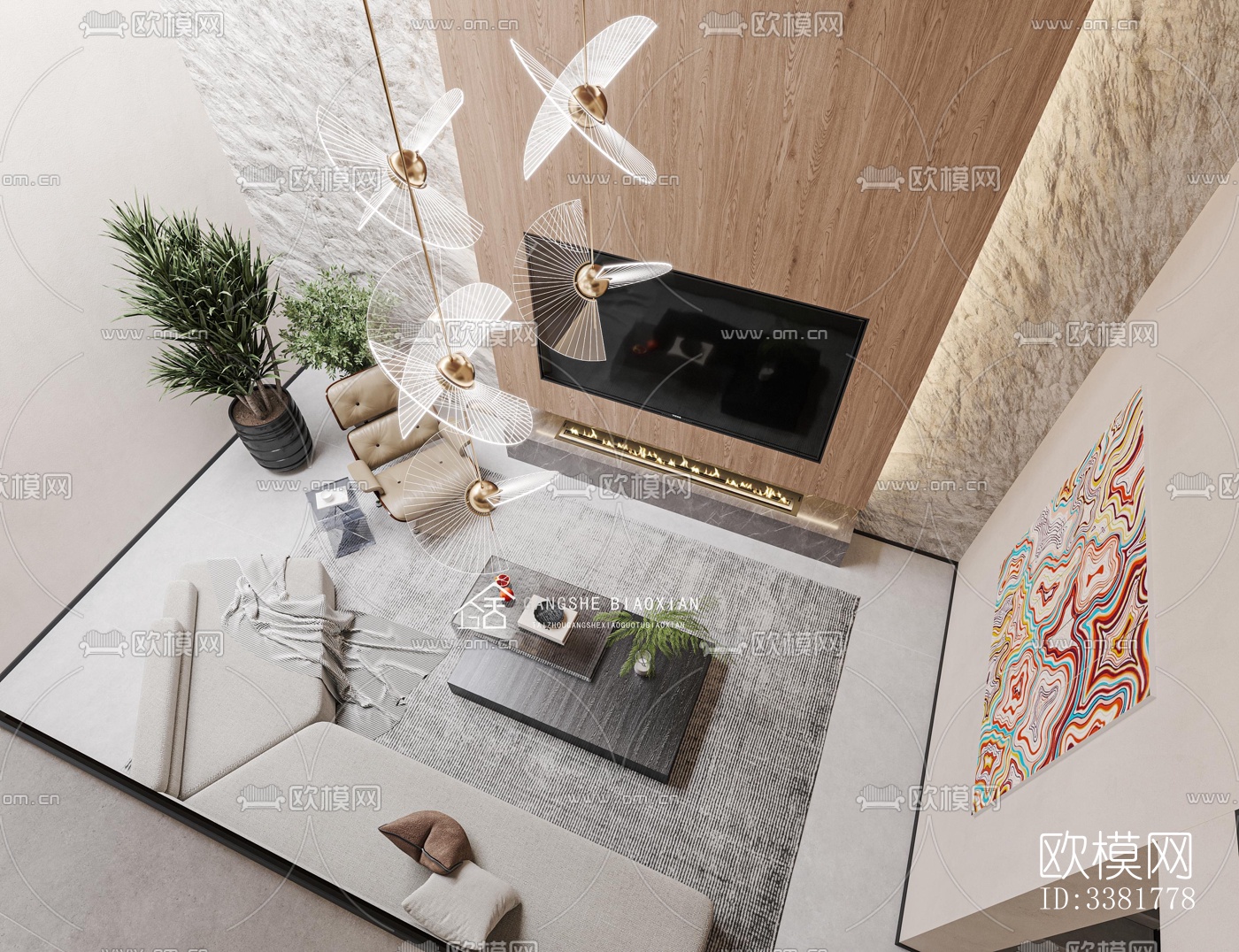 现代别墅效果图下载（渲染图16）