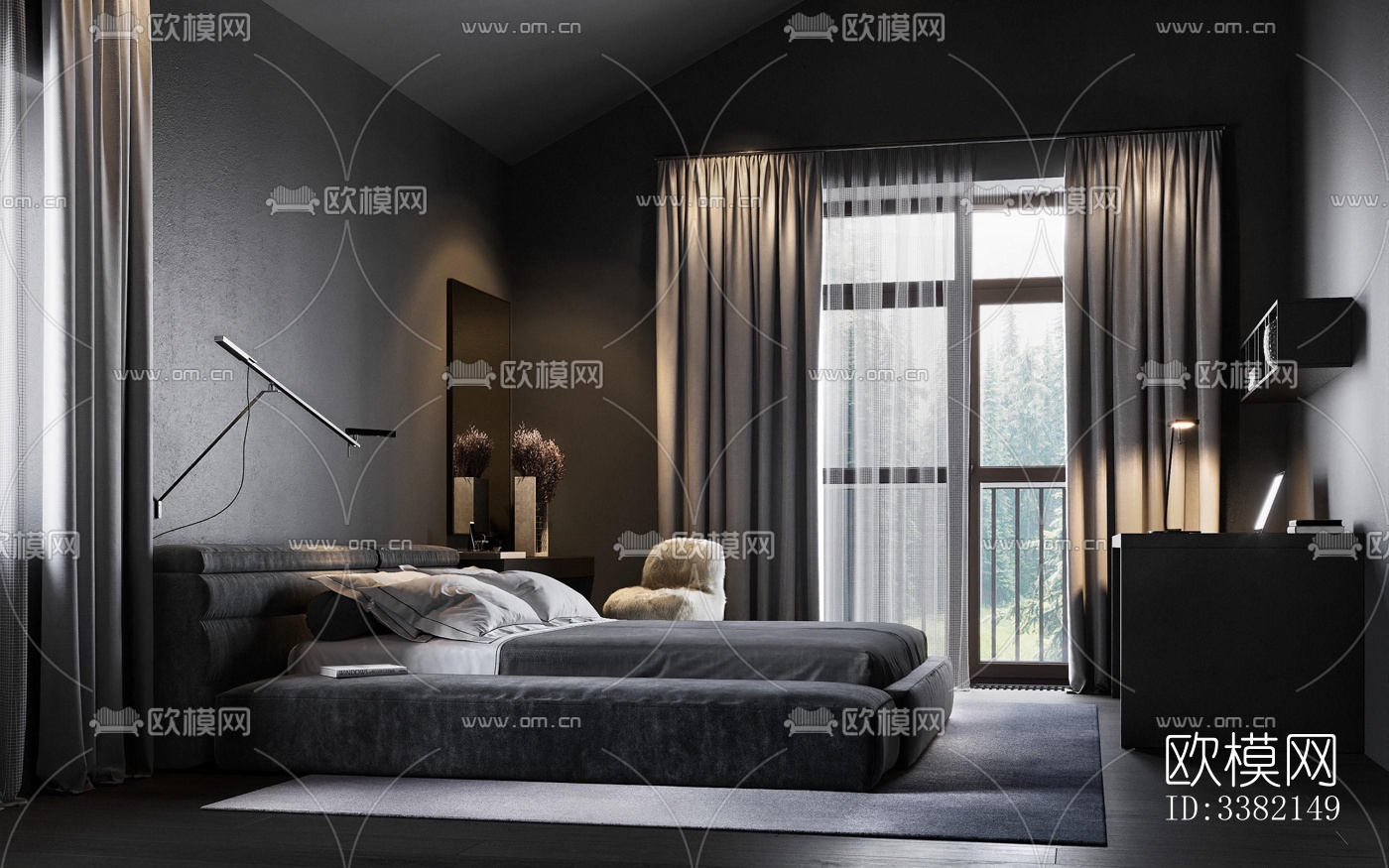 现代别墅效果图下载（渲染图10）