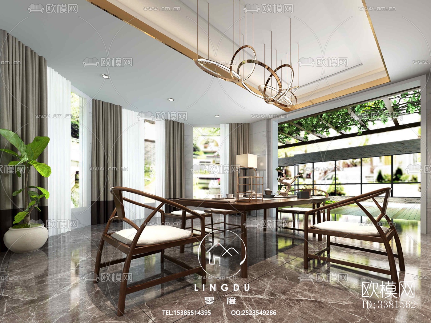 现代别墅效果图下载（渲染图3）