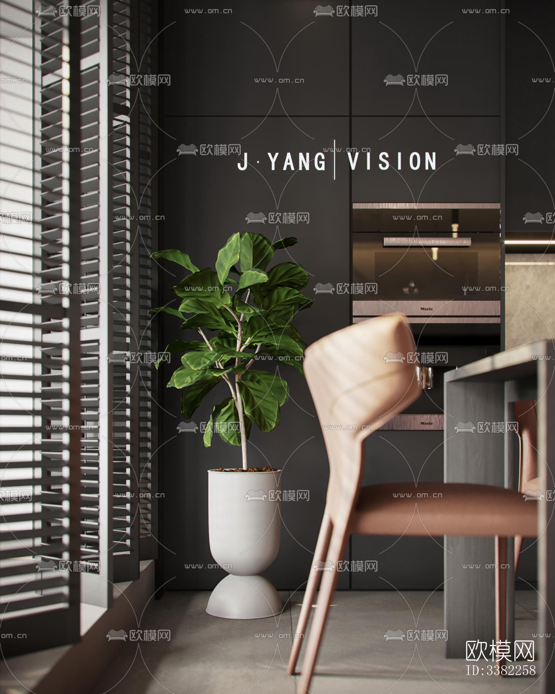 现代别墅效果图下载（渲染图4）