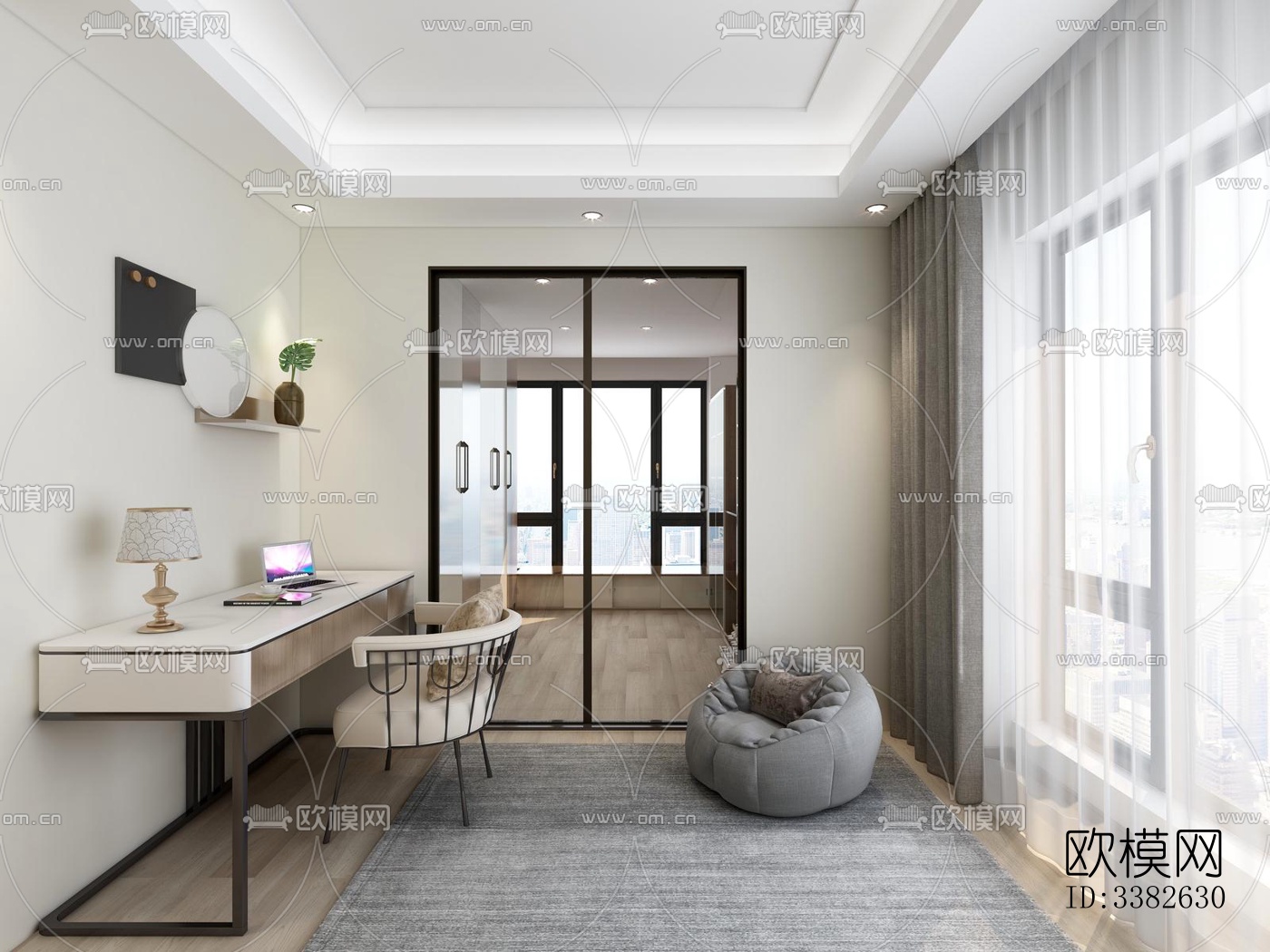 现代别墅效果图下载（渲染图3）