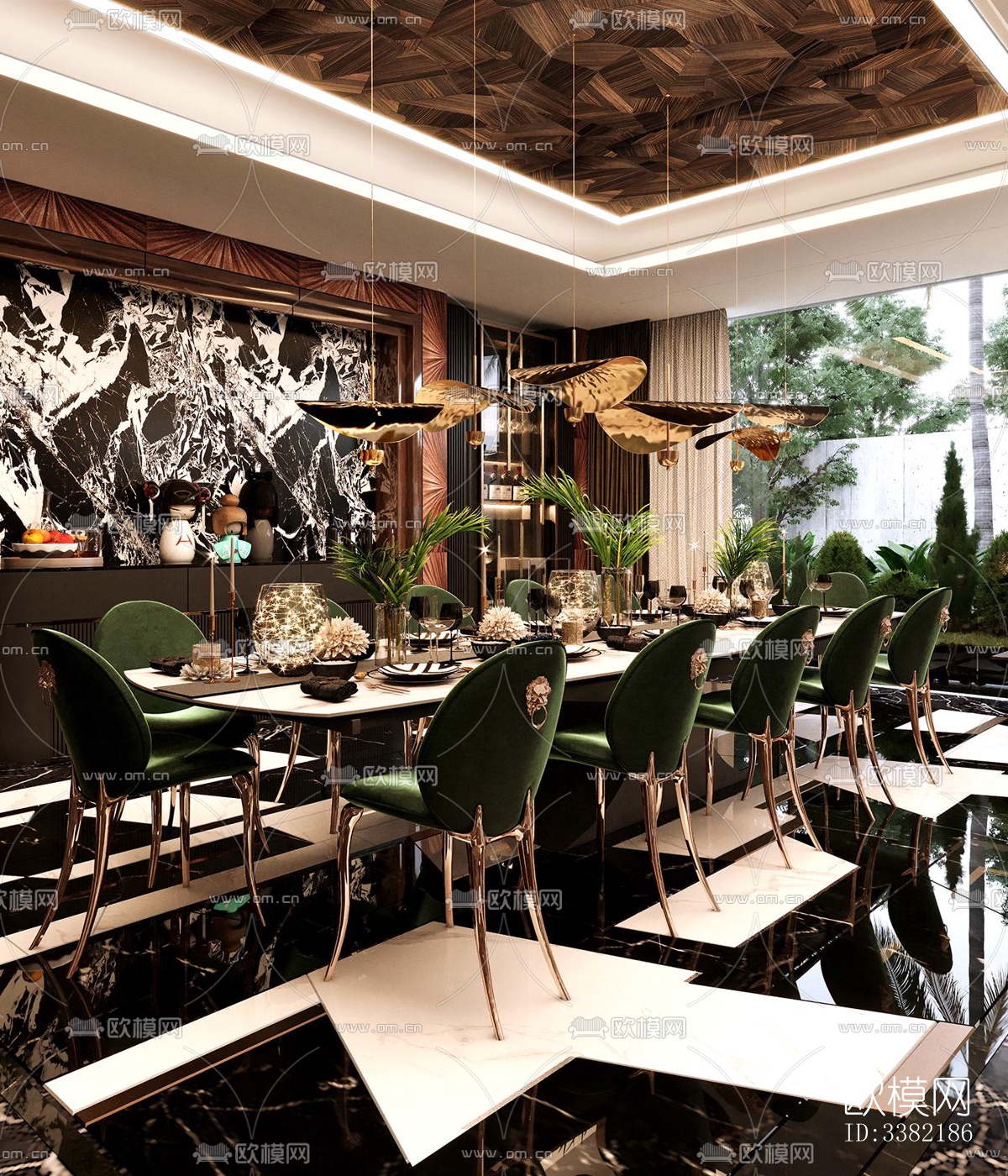 现代别墅效果图下载（渲染图5）