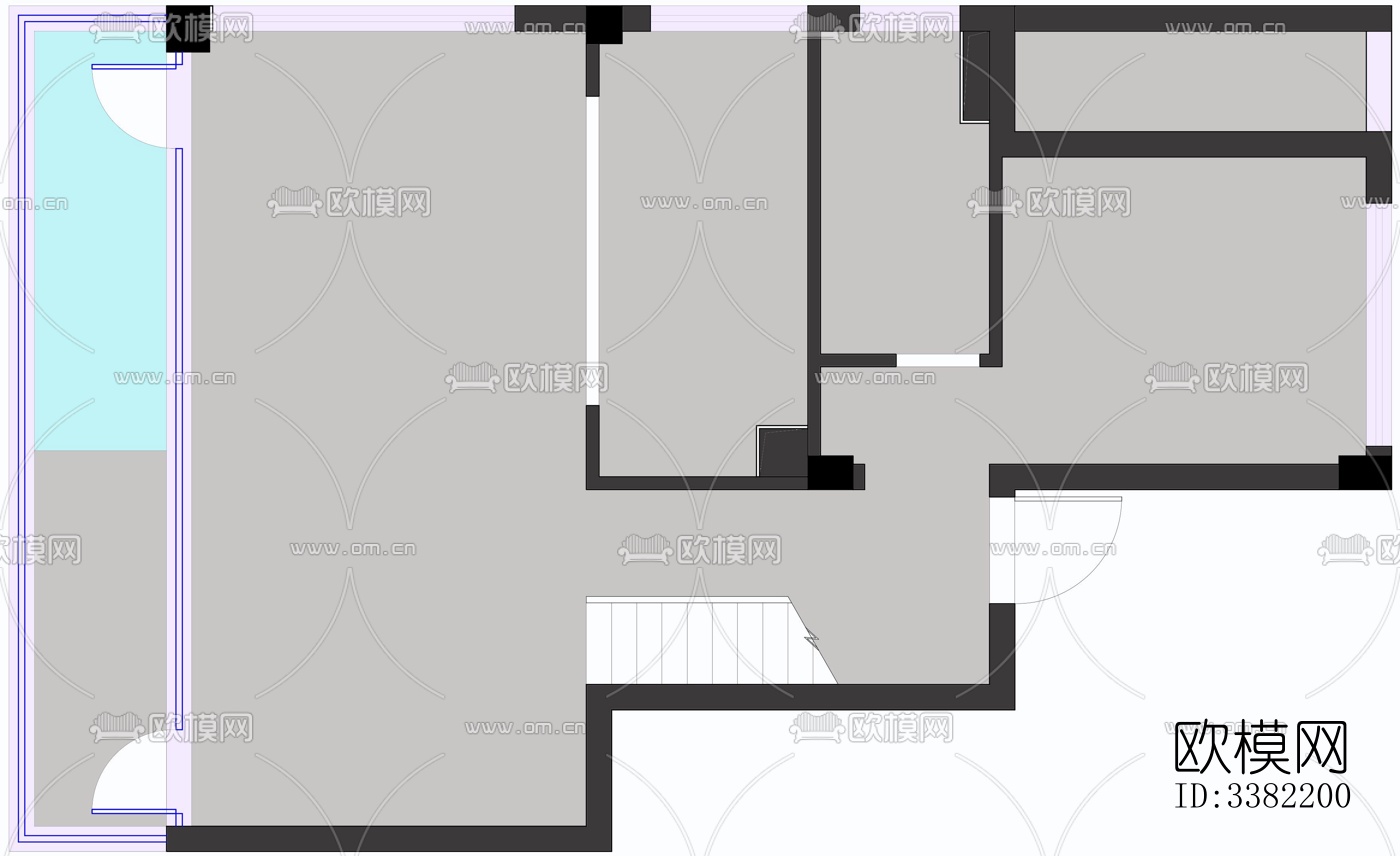 现代别墅效果图下载（渲染图5）