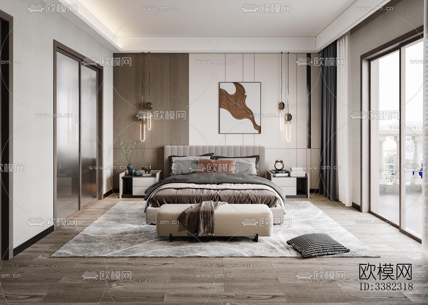 现代别墅效果图下载（渲染图7）