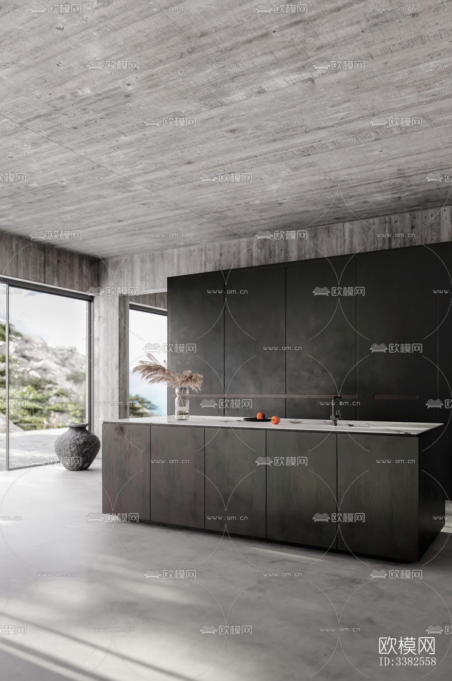 现代别墅效果图下载（渲染图1）