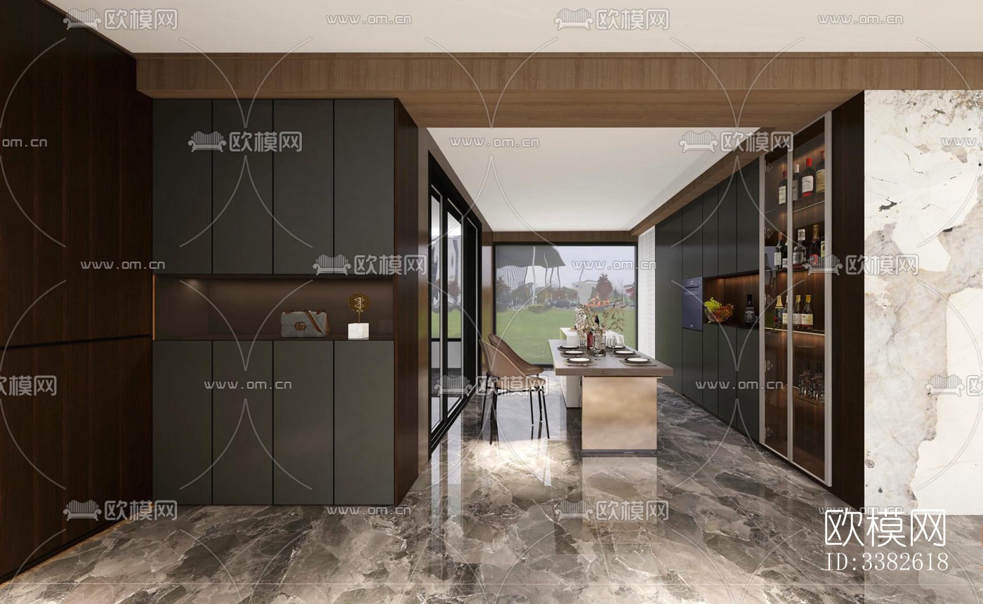 现代别墅效果图下载（渲染图8）