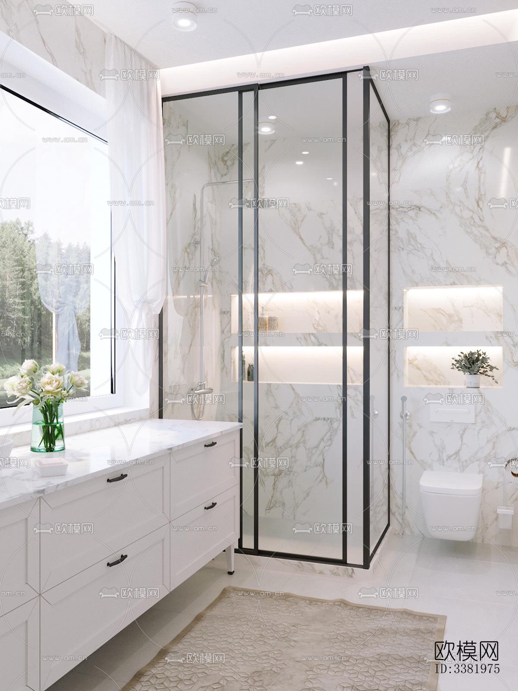 现代别墅效果图下载（渲染图8）