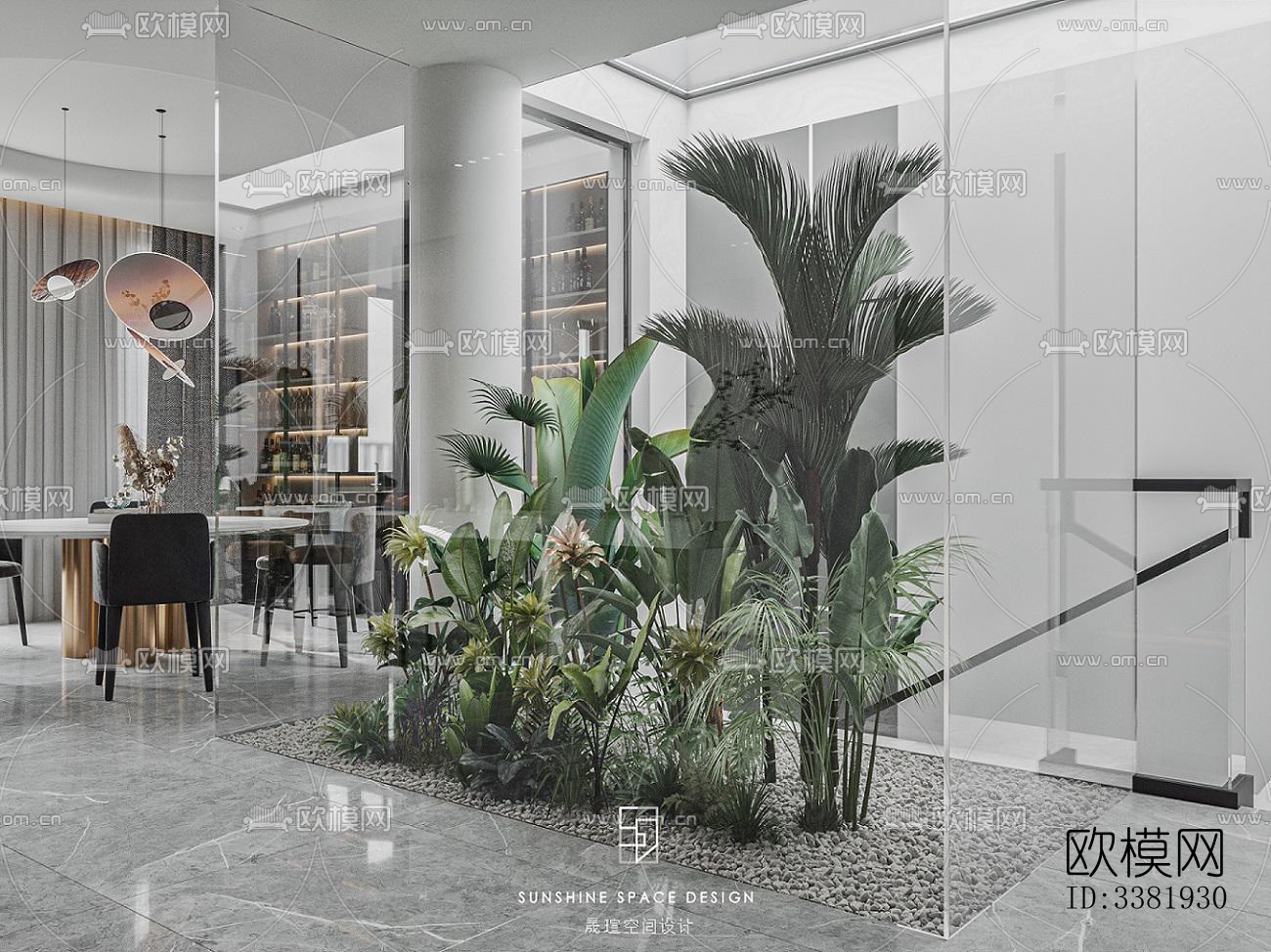 现代别墅效果图下载（渲染图11）