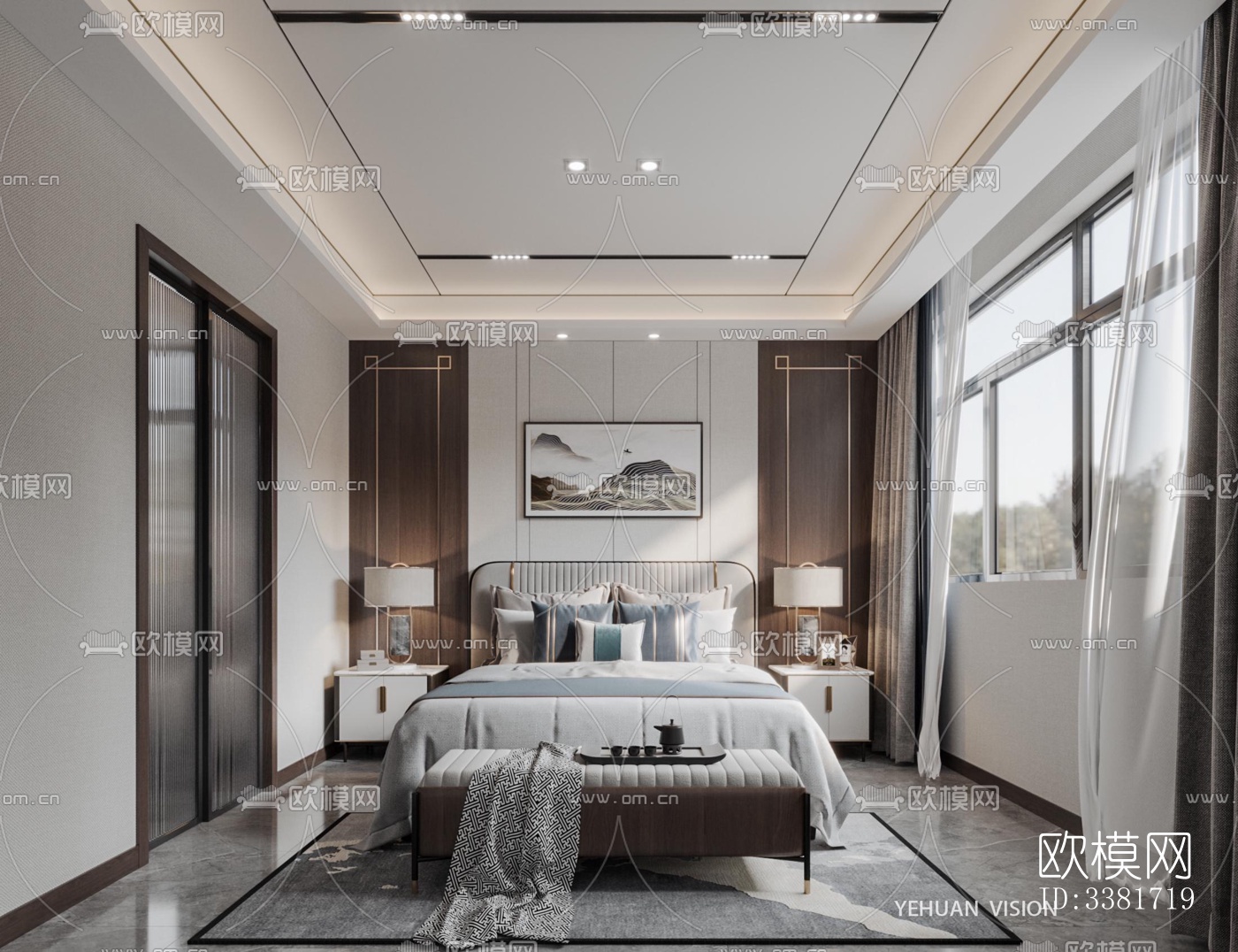 现代别墅效果图下载（渲染图8）