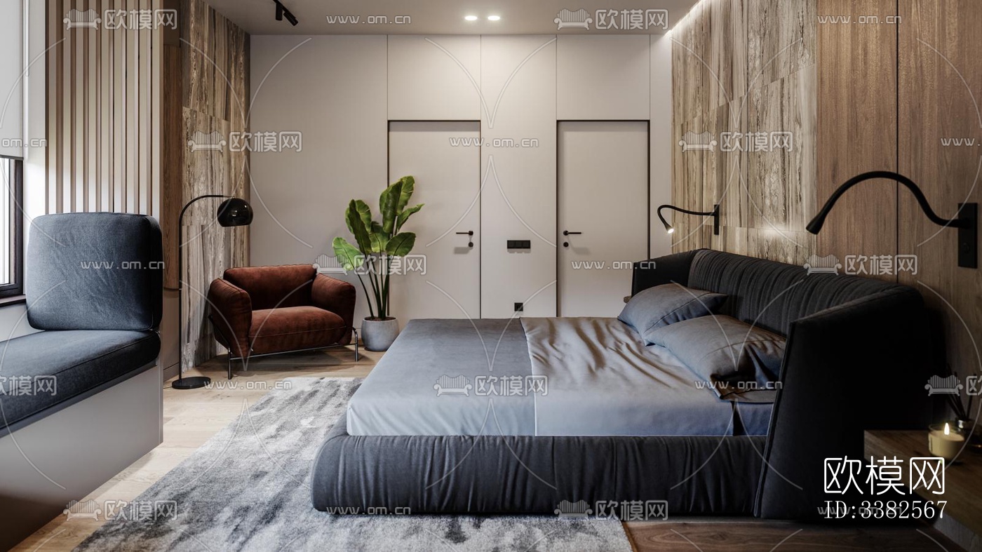 现代别墅效果图下载（渲染图8）