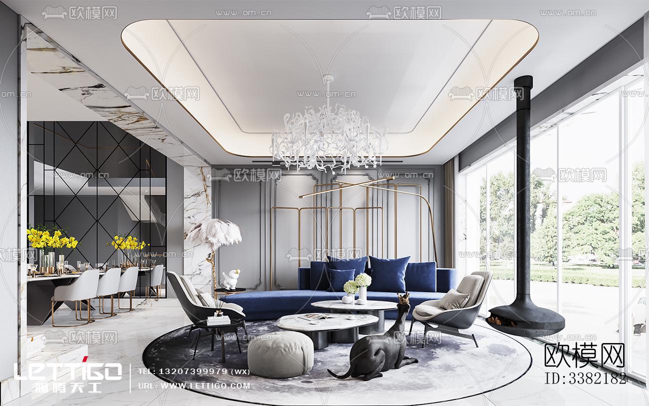 现代别墅效果图下载（渲染图6）