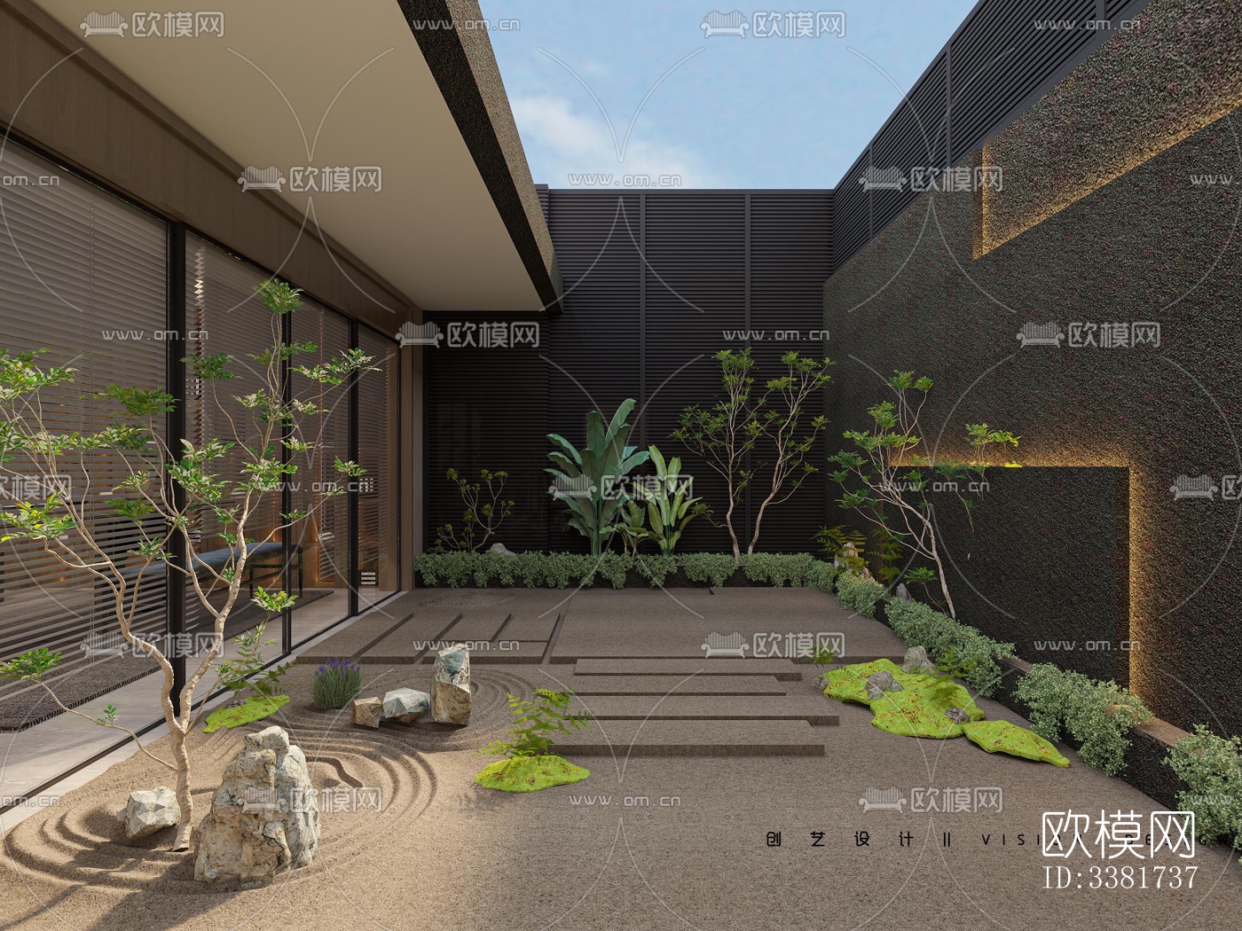 现代别墅效果图下载（渲染图11）