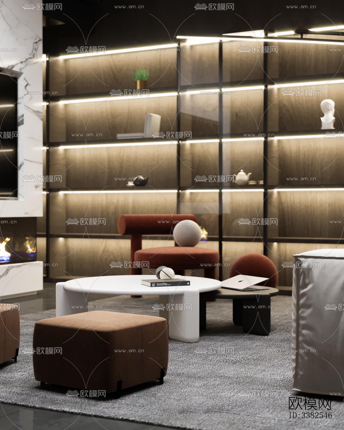 现代别墅效果图下载（渲染图7）