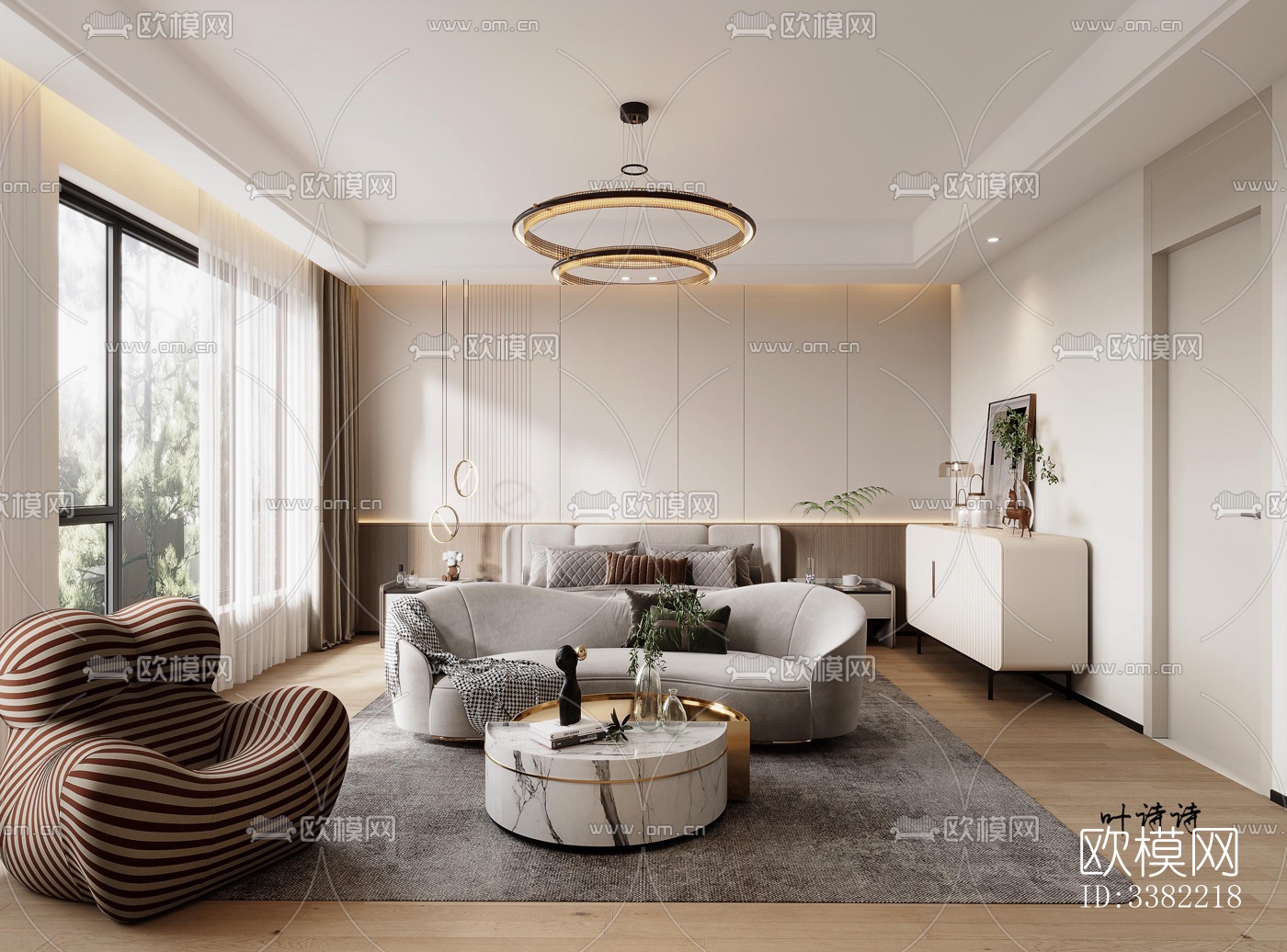 现代别墅效果图下载（渲染图6）