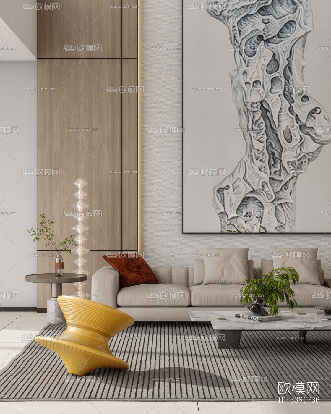 现代别墅效果图下载（渲染图1）