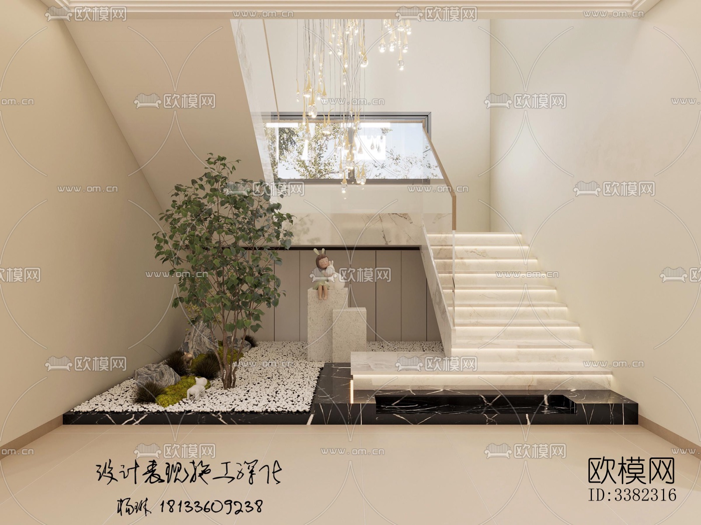 现代别墅效果图下载（渲染图5）