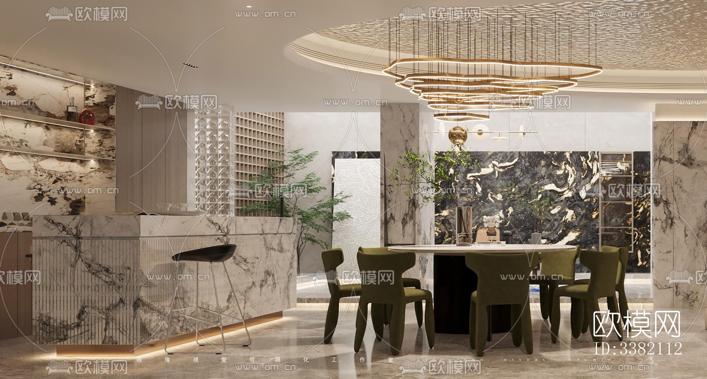 现代别墅效果图下载（渲染图4）