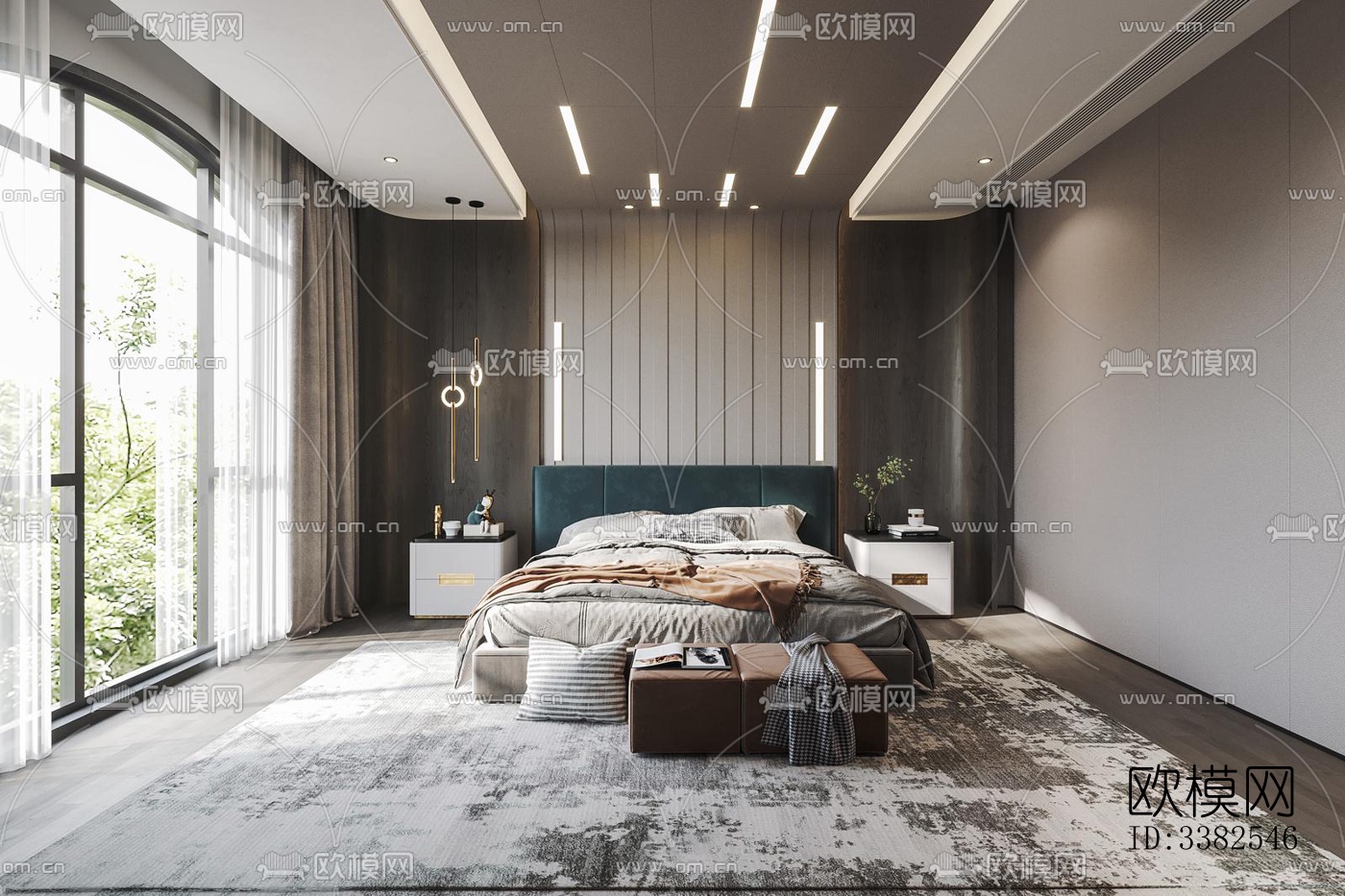 现代别墅效果图下载（渲染图13）