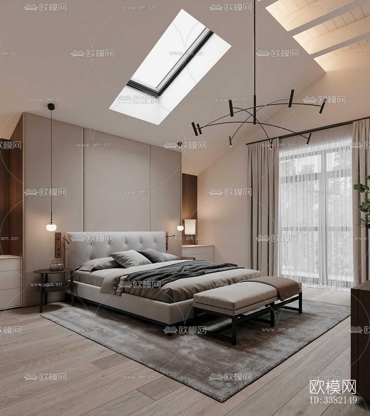 现代别墅效果图下载（渲染图8）