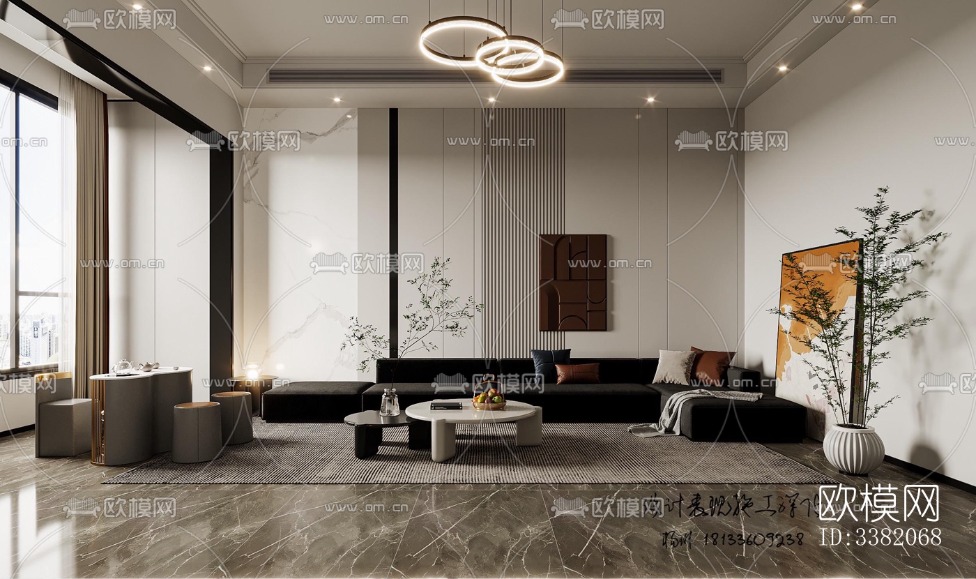 现代别墅效果图下载（渲染图9）